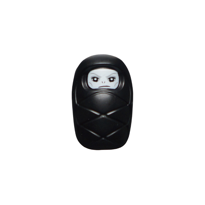 Baby / Infant - with Stud Holder on Back with White Evil Face Pattern (Baby Lord Voldemort) Lego® - hp194
