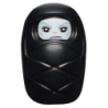 Baby / Infant - with Stud Holder on Back with White Evil Face Pattern (Baby Lord Voldemort) Lego® - hp194