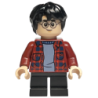 Harry Potter - Dark Red Plaid Flannel Shirt