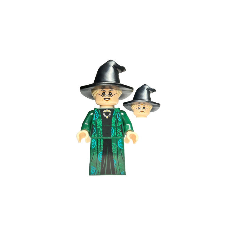 Professor Minerva McGonagall - Dark Green Robe over Black Dress