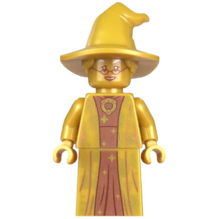 Professor Minerva McGonagall - 20th Anniversary Pearl Gold Lego® - hp323