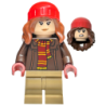 Hermione Granger - Reddish Brown Jacket with Dark Red Scarf