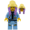 Parker L. Jackson - Denim Jacket with Beanie (Open Mouth Smile / Scared) Lego® - hs014