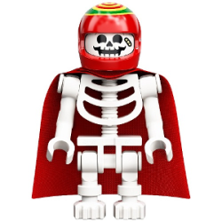 Skeleton - Red Cape and Helmet