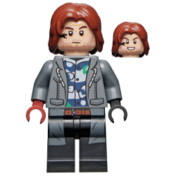 Rainn Delacourt - Dark Blue and White Shirt Lego® - jw077