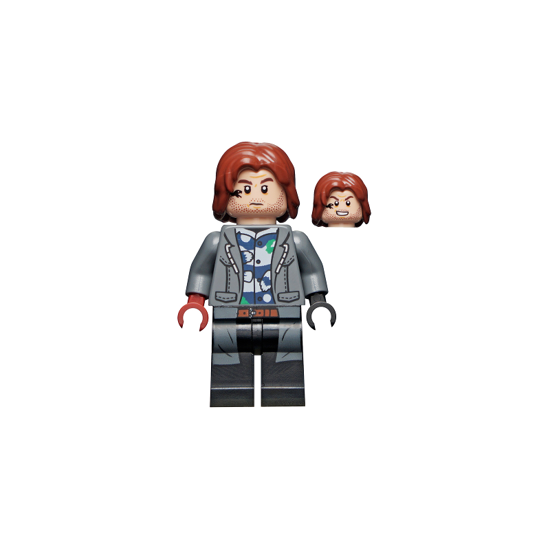 Rainn Delacourt - Dark Blue and White Shirt Lego® - jw077