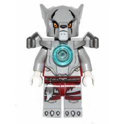 Worriz - Flat Silver Heavy Armor Lego® - loc072