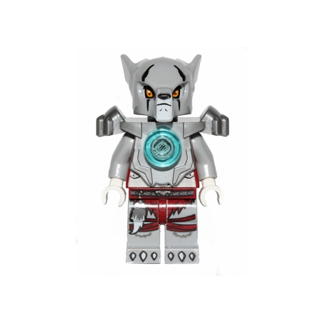 Worriz - Flat Silver Heavy Armor Lego® - loc072