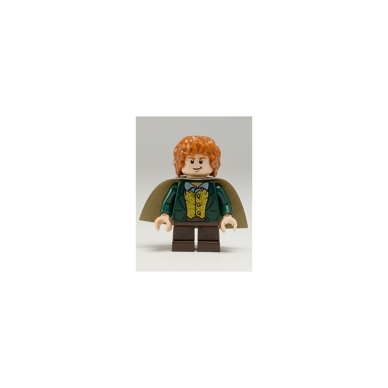 Meriadoc Brandybuck (Merry) - Dark Orange Hair Lego® - lor016