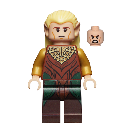 Legolas - Reddish Brown and Gold Robe Lego® - lor035