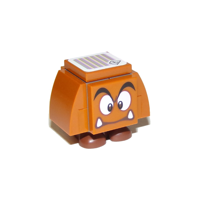Goomba (Dark Bluish Gray Interior Pieces) - Neutral Lego® - mar0023