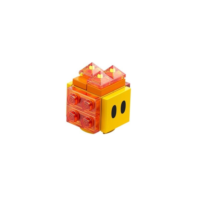 Lava Bubble - Scanner Code with Medium Azure Lines Lego® - mar0040