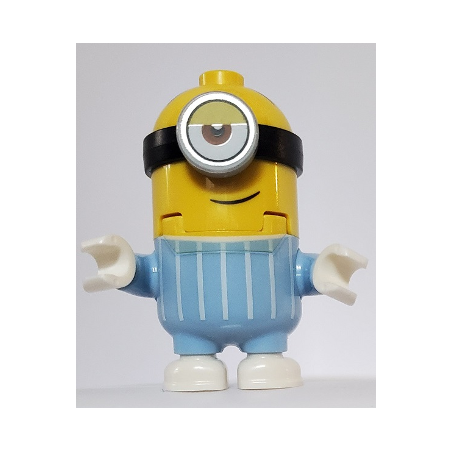 Minion Stuart - Bright Light Blue Jumpsuit Lego® - mnn001