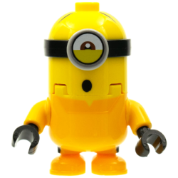 Minion Stuart - Bright Light Orange Jumpsuit Lego® - mnn009