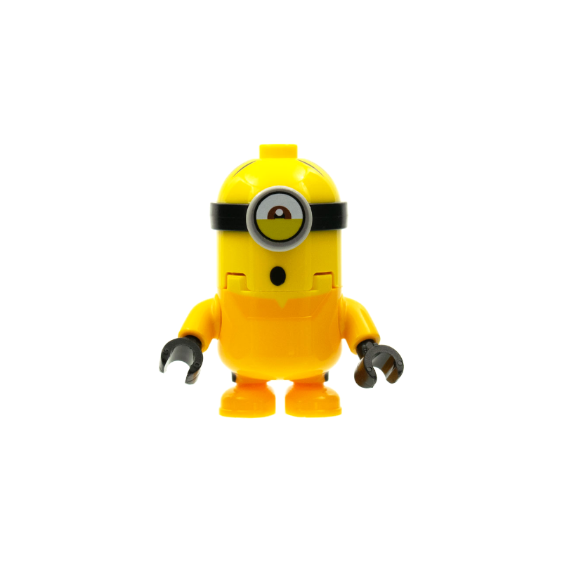 Minion Stuart - Bright Light Orange Jumpsuit Lego® - mnn009