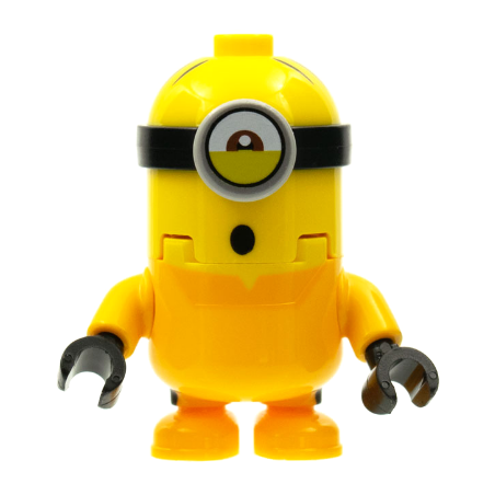 Minion Stuart - Bright Light Orange Jumpsuit Lego® - mnn009