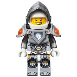 Lance Richmond - Flat Silver Visor and Armor Lego® - nex001