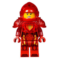 Macy Halbert - Trans-Red Visor and Armor (Ultimate Macy) Lego® - nex031