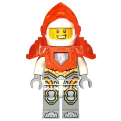Lance Richmond - Trans-Neon Orange Visor and Armor Lego® - nex080