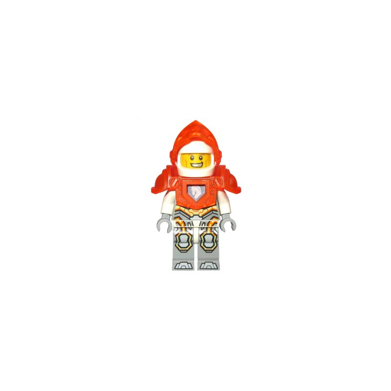 Lance Richmond - Trans-Neon Orange Visor and Armor Lego® - nex080