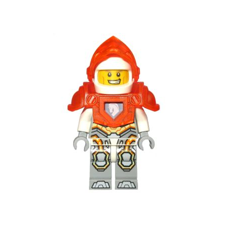 Lance Richmond - Trans-Neon Orange Visor and Armor Lego® - nex080