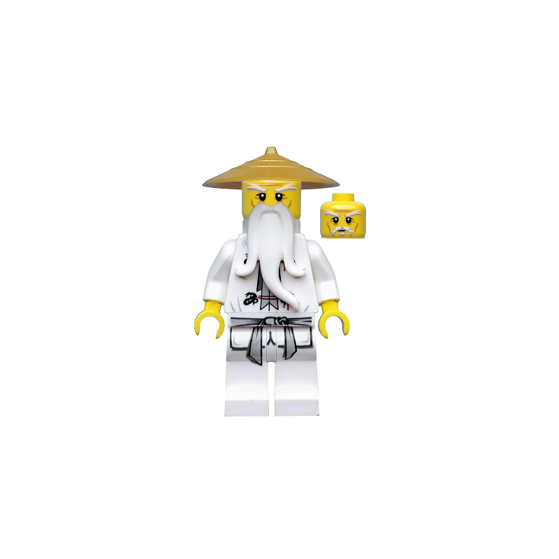 Wu Sensei - Pearl Gold Hat Lego® - njo064