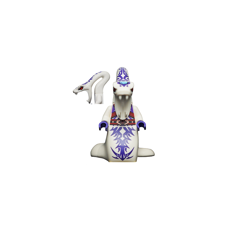 Pythor Chumsworth - White with Purple Lego® - njo131