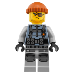 Shark Army Thug - Large Knee Plates Lego® - njo356