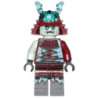 Blizzard Samurai - Ninja Helmet with Trans-Light Blue Horns Lego® - njo549