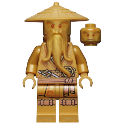Wu Sensei - 10th Anniversary Golden Ninja Lego® - njo658