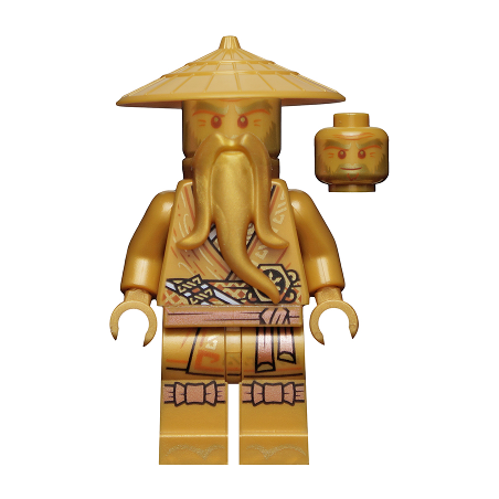 Wu Sensei - 10th Anniversary Golden Ninja Lego® - njo658