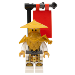 Wu Sensei - Crystallized with Flag Lego® - njo784
