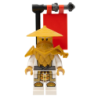 Wu Sensei - Crystallized with Flag Lego® - njo784