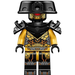 Imperium Guard Commander - Black Head Lego® - njo818