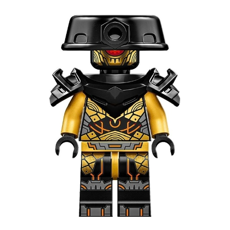 Imperium Guard Commander - Black Head Lego® - njo818