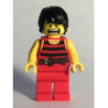 Pirate 7 - Black and Red Stripes