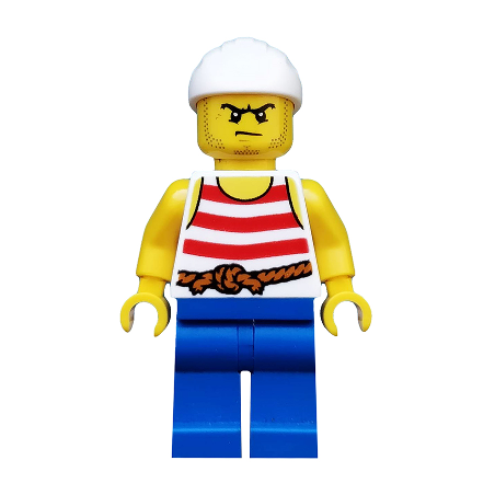 Pirate 9 - Red and White Stripes