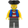 Pirate - Black Pirate Triangle Hat