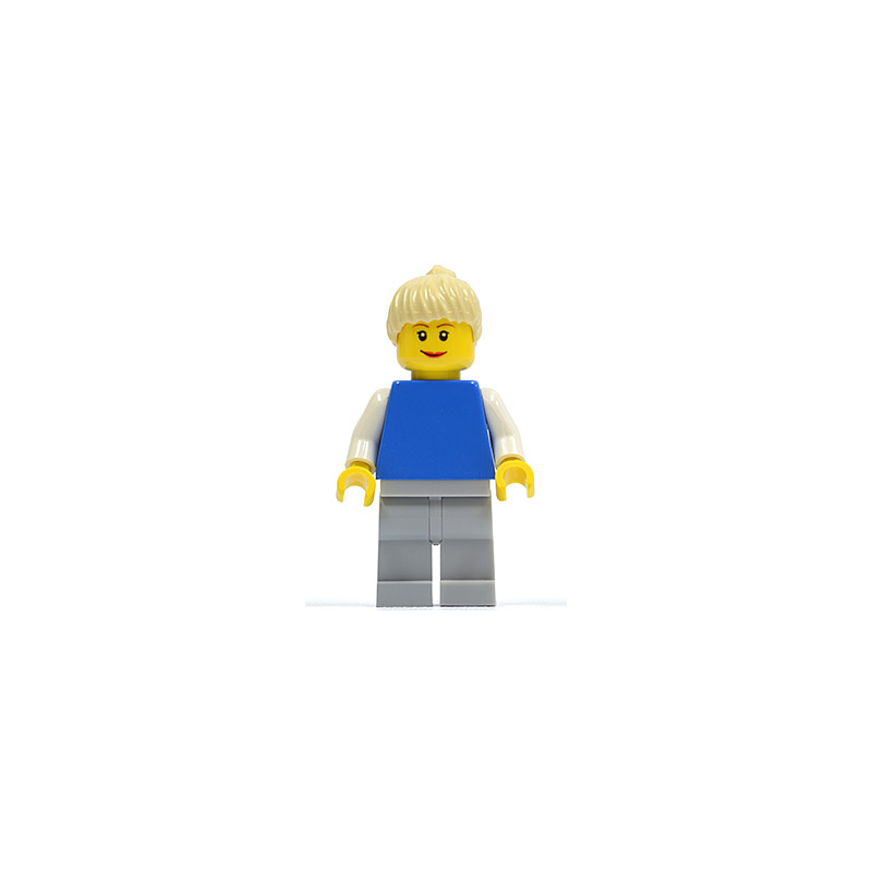 Plain Blue Torso with White Arms