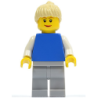 Plain Blue Torso with White Arms