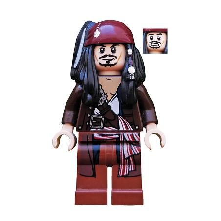 Captain Jack Sparrow with Jacket Lego® - poc034