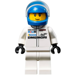 Porsche 919 Hybrid Driver - Blue Helmet Lego® - sc032