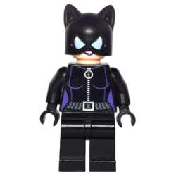 Catwoman - Black Suit with Dark Purple Trim