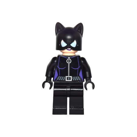 Catwoman - Black Suit with Dark Purple Trim