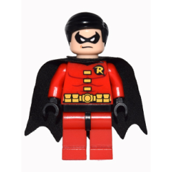 Robin - Black Cape Lego® - sh0011
