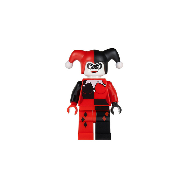 Harley Quinn - Black and Red Hands Lego® - sh0024