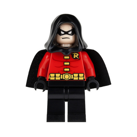 Robin - Black Cape and Hood Lego® - sh0059