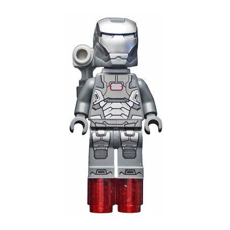 War Machine - Dark Bluish Gray and Silver Armor with Backpack Lego® - sh0066