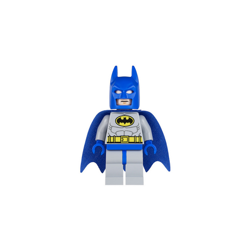 Batman - Light Bluish Gray Suit with Yellow Belt and Crest