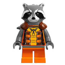 Rocket Raccoon - Orange and Reddish Brown Outfit